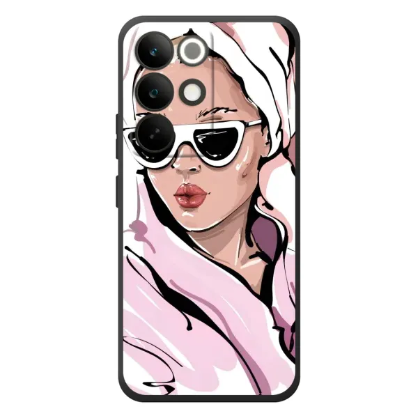 Чехол с рисунком «Девушка в халате» для Realme C85 Pro Чехол с рисунком «Девушка в халате» для Realme C85 Pro