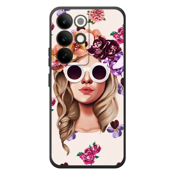 Чехол с рисунком «Девушка в очках» для Realme C85 Pro Чехол с рисунком «Девушка в очках» для Realme C85 Pro