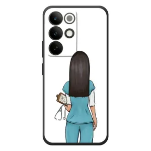 Силиконовый бампер (Работники) на RealMe C85 Pro (Доктор)