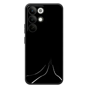 Чохол з картинками на чорному фоні для RealMe C85 Pro