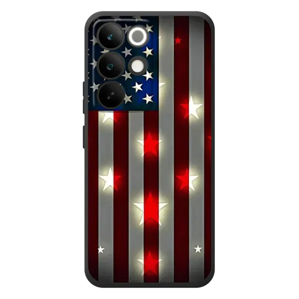 Чехол с рисунком «Флаг США 2» для Realme C85 Pro Чехол с рисунком «Флаг США 2» для Realme C85 Pro
