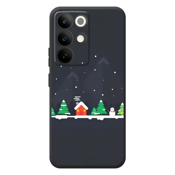 Чехол с рисунком «Город зимний» для Realme C85 Pro
