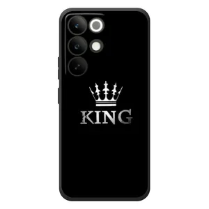Чохол (Корона на чорному фоні) для РеалМе C85 Про (KING)