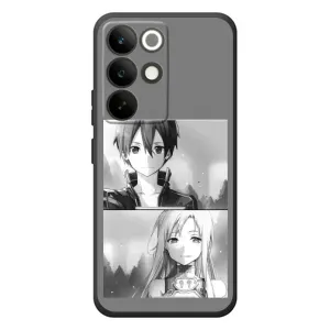 Чехол с персонажами АНИМЕ на RealMe C85 Pro (Кирито-Асуна)