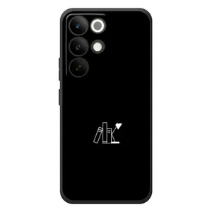 Чохол з картинками на чорному фоні для RealMe C85 Pro (Книжки)