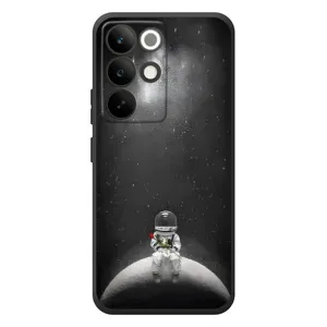 Силіконовый Чохол з принтом "Космонавти" на RealMe C85 Pro (Космонавт романтик)