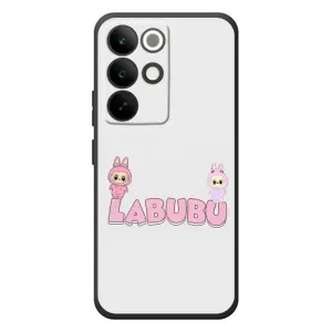 Чехол с принтом Лабубу для RealMe C85 Pro (Логотип Лабубу)