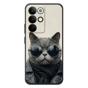 Чохол на тематику: Коти для Realme C85 Pro (Модний кіт)