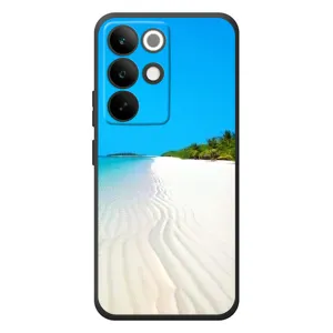 Летний Чехол на RealMe C85 Pro (Море песок)