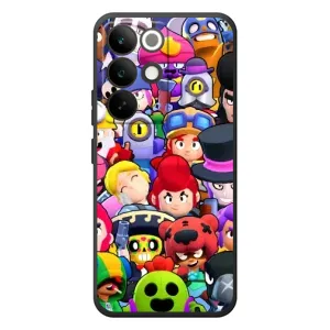 Силиконовый Чехол на RealMe C85 Pro с картинкой Brawl Stars (Персонажи)