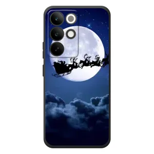 Чехол Санта Клаус для RealMe C85 Pro (Санта - луна)