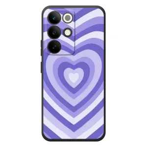 Чохли з тематикою "Маленькі Сердчеки" на RealMe C85 Pro (Серце фіолет)