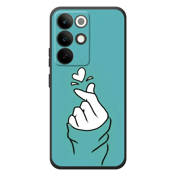 Чехол с рисунком «Сердечко на бирюзовом» для Realme C85 Pro Чехол с рисунком «Сердечко на бирюзовом» для Realme C85 Pro