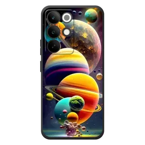 Чохол (ТПУ) з планетами на RealMe C85 Pro (Сонячна система)