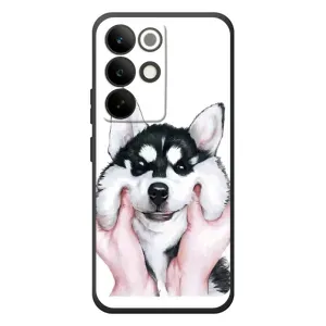 Бампер для RealMe C85 Pro з картинкою "Песики" (Собака Хаскі)