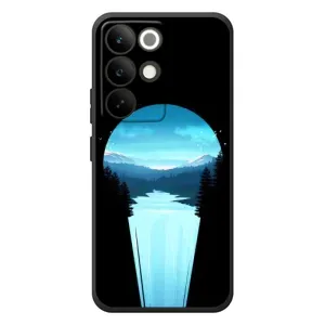 Летний Чехол на RealMe C85 Pro (Синий Водопад)
