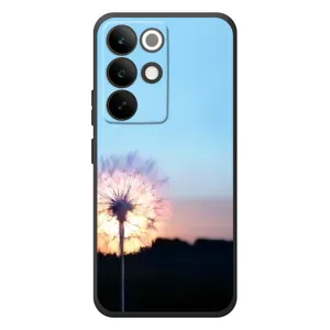 Силіконовий Чохол з кульбабками на RealMe C85 Pro (Захід з кульбабкою)