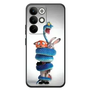 Силиконовый чехол с принтом Зоотрополіс для RealMe C85 Pro (Змея Зоо)