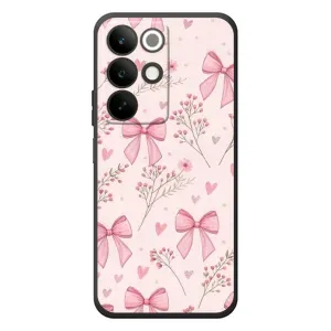 Чехол банты для RealMe C85 (Банты с цветами)