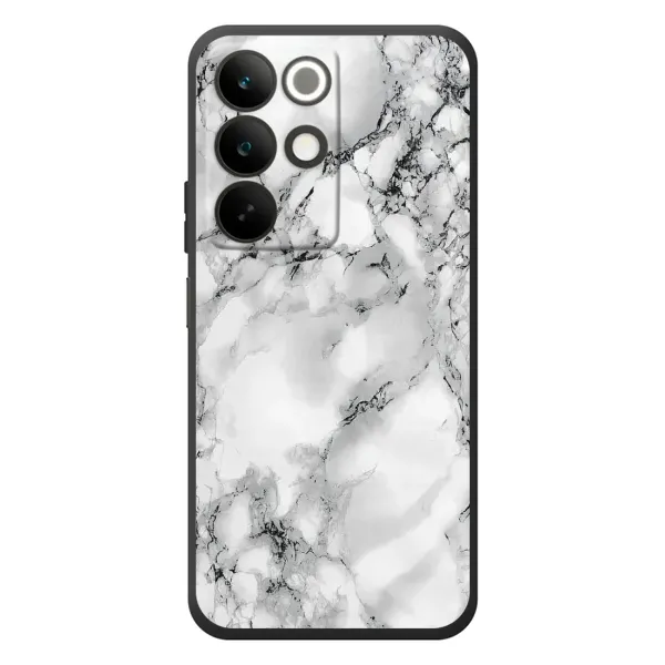 Чехол с рисунком «Белый мрамор» для Realme C85