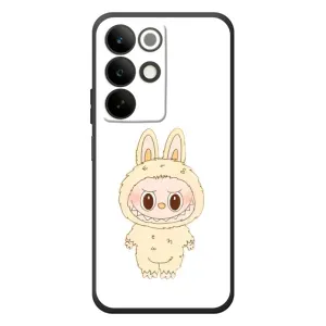 Чехол с принтом Лабубу для RealMe C85 (Бежевый Лабубу)