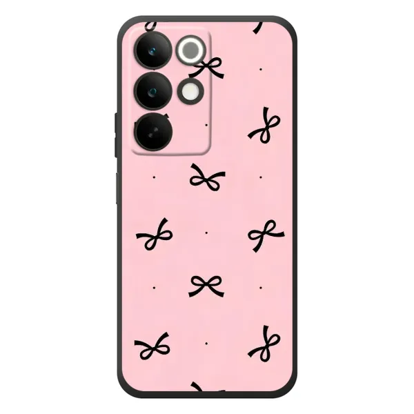 Чехол с рисунком «Черные бантики» для Realme C85 Чехол с рисунком «Черные бантики» для Realme C85