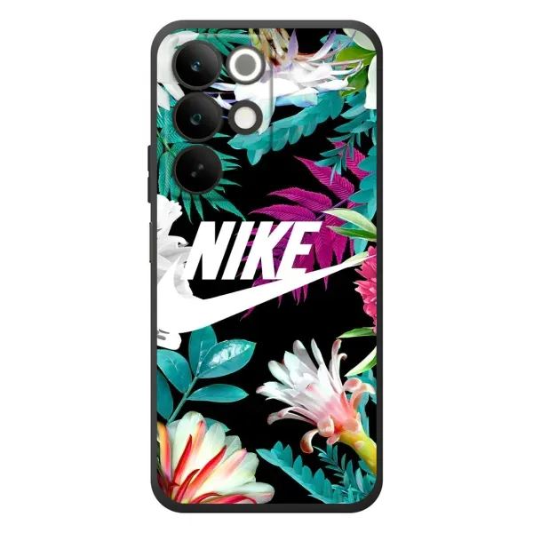 Чехол с рисунком «Цветочный Nike» для Realme C85 Чехол с рисунком «Цветочный Nike» для Realme C85