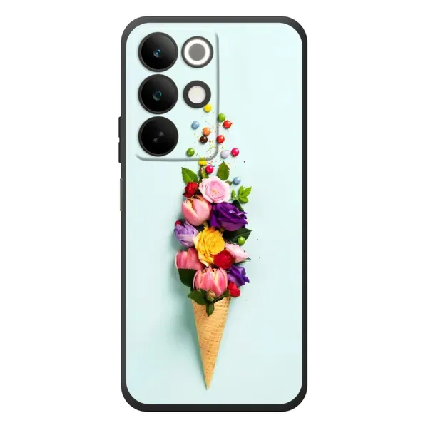 Чехол с рисунком «Цветок-мороженное» для Realme C85 Чехол с рисунком «Цветок-мороженное» для Realme C85