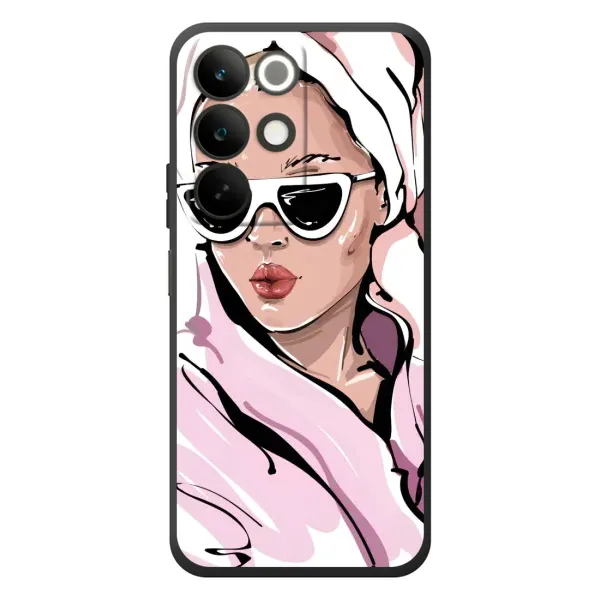 Чехол с рисунком «Девушка в халате» для Realme C85 Чехол с рисунком «Девушка в халате» для Realme C85