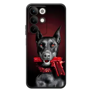 Чохол ДОБЕРМАН для RealMe C85 (Доберман злий)
