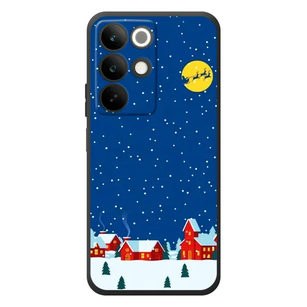 Чехол с рисунком «Город в снегу» для Realme C85 Чехол с рисунком «Город в снегу» для Realme C85