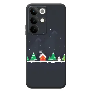 Силіконовий бампер на різдво для RealMe C85 (Місто зимове)
