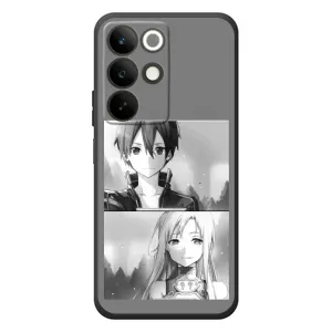Чехол с персонажами АНИМЕ на RealMe C85 (Кирито-Асуна)
