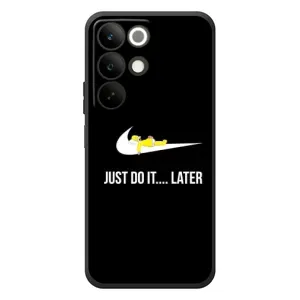 Силиконовый Чехол на RealMe C85 с картинкой Nike (Later)