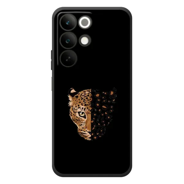 Чехол с рисунком «Леопард на черном» для Realme C85 Чехол с рисунком «Леопард на черном» для Realme C85