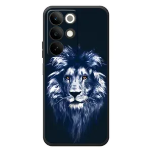Чохол з картинкою на RealMe C85 (Лев – синій)