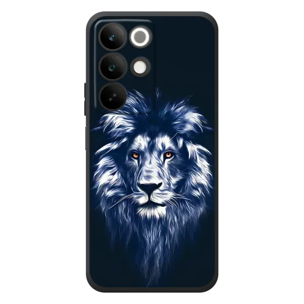 Чехол с рисунком «Лев - синий» для Realme C85 Чехол с рисунком «Лев - синий» для Realme C85