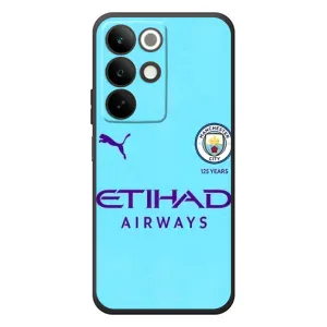 Силиконовые Чехлы принт Футбол на RealMe C85 (Man City)