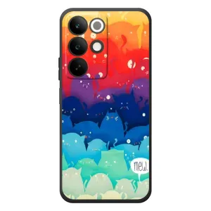Силіконовий чохол з котиком для RealMe C85 (Mew)
