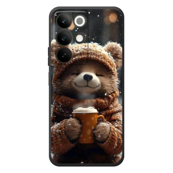 Чехол с рисунком «Медвежонок с кофе» для Realme C85 Чехол с рисунком «Медвежонок с кофе» для Realme C85
