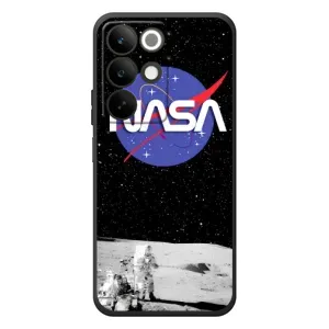 Силіконовый бампер з принтом "Наса" на RealMe C85 (Nasa на місяці)
