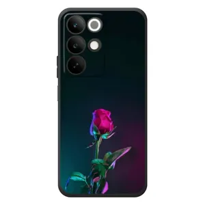 Чохли з принтом Троянд для RealMe C85 (Нічна троянда)
