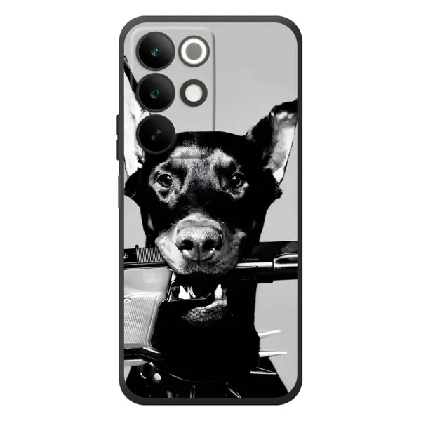 Чехол с рисунком «Опасный доберман» для Realme C85 Чехол с рисунком «Опасный доберман» для Realme C85