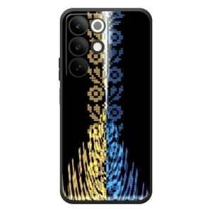 Силиконовый Чехол на RealMe C85 (Патриотическая вышиванка)