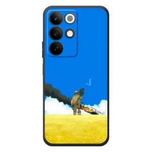 Чехлы на военную тематику для RealMe C85 (Попадание)