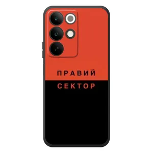 Чехлы УПА (Красно-Чёрный) на RealMe C85 (Правый Серктор)