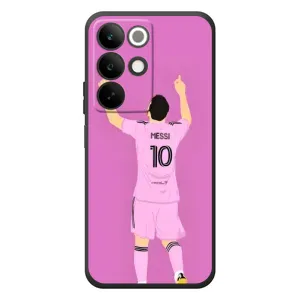 Чехлы Лео Месси в Майами на RealMe C85 (Празднование Месси)