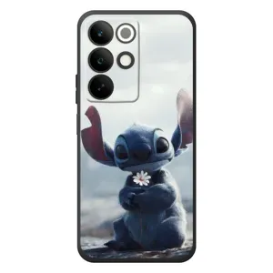 Чохол з малюнком Стіч для Realme C85 (Стіч з квіткою)