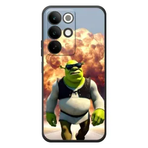 Друкований чохол з принтом Шрек для RealMe C85 (Епічний вибух Шрек)
