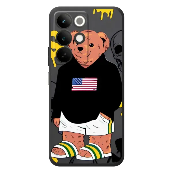 Чехол с рисунком «Teddy USA» для Realme C85